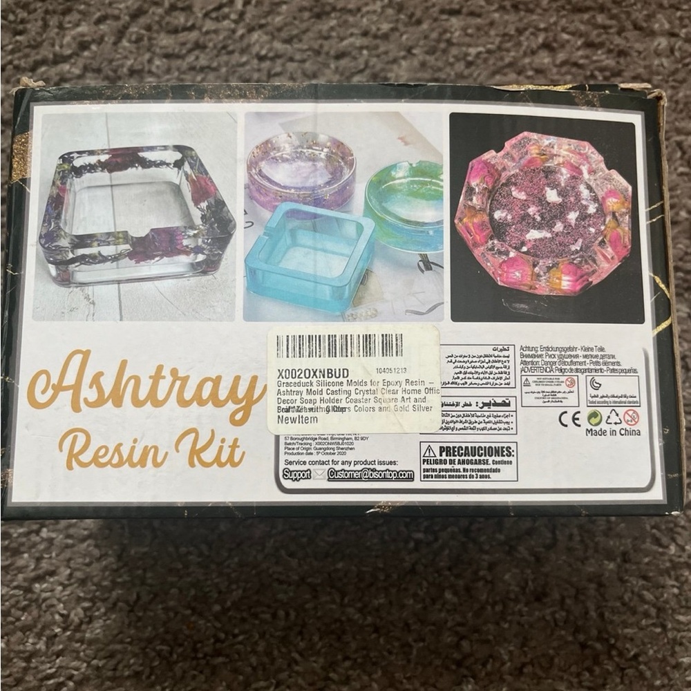 Ashtray Resin Kit with Molds